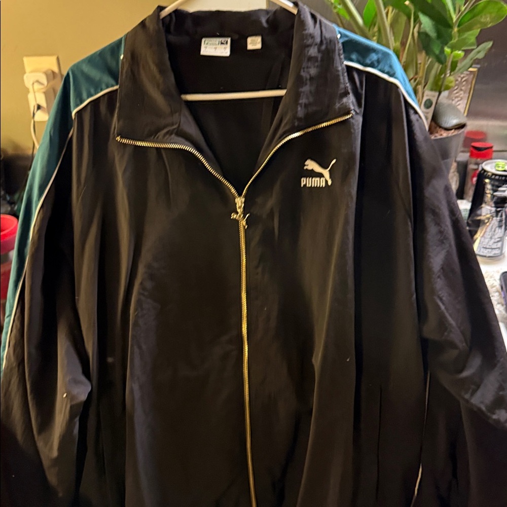 Vintage FILA Sport Track Jacket Men Medium Full Zip Warm Up Top Tony Sopranos